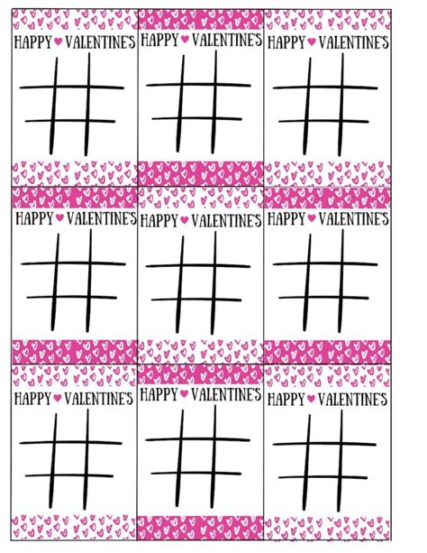 Tic Tac Toe Valentines Printable Originalmom