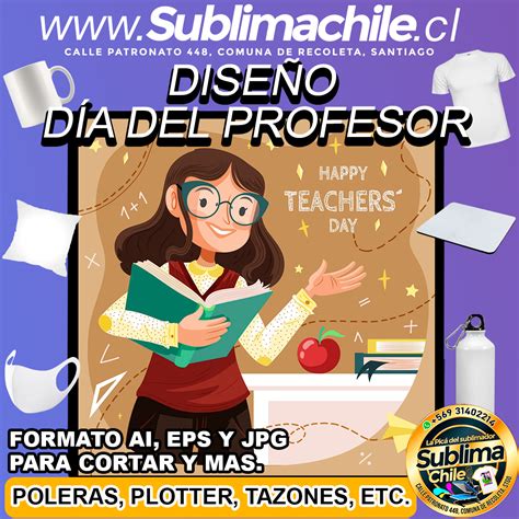 Dise O Editable D A Del Profesor Para Sublimar Ai Y Eps