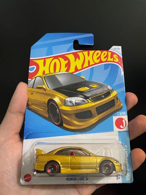 Hot Wheels Honda Civic SI Gold Hobbies Toys Toys Games On Carousell