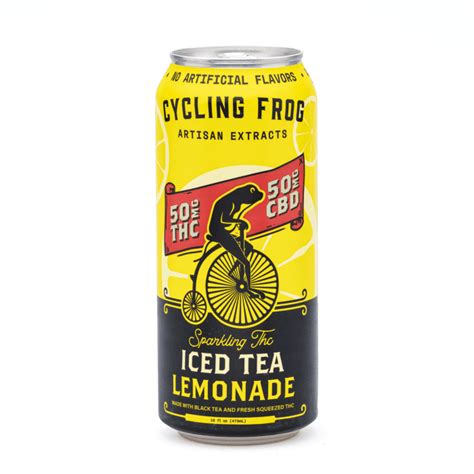 Cycling Frog Thc Cbd Seltzer Pack Iced Tea Lemonade Cannabuddy