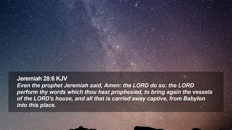 Jeremiah Kjv Desktop Wallpaper Even The Prophet Jeremiah Said