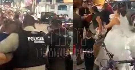 Hoy Tamaulipas Internacional Viral VÃ DEO En plena boda detienen al