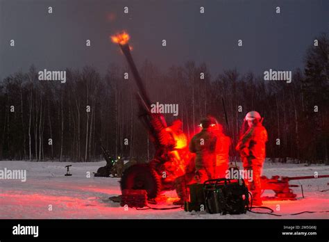 U S Army Paratroopers Assigned To Bravo Battery Nd Battalion Th