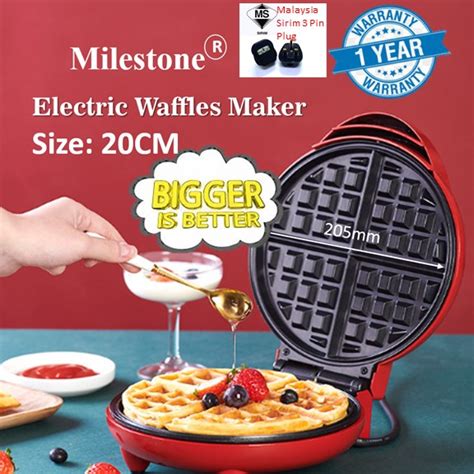 Electric Waffles Maker Bubble Egg Waffle Cake Oven Pancake Non Stick