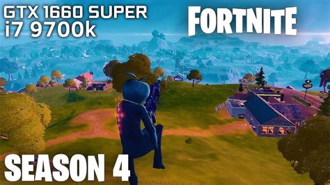 Fortnite GTX 1660 SUPER Season 4 Lowest Settings Uncapped FPS