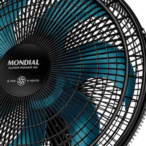 Ventilador De Mesa Mondial Super Power Cm Casas Bahia