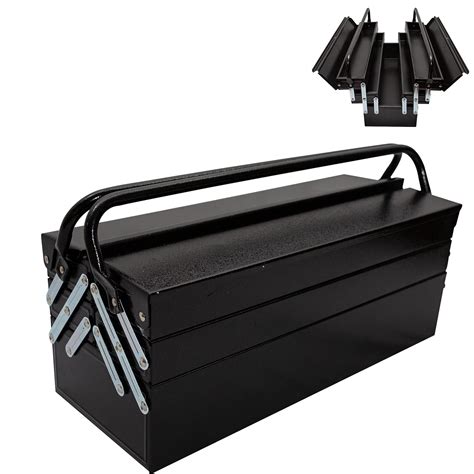 Buy Portable 5 Tray Cantilever Metal Tool Box Steel Tool Chest Cabinet