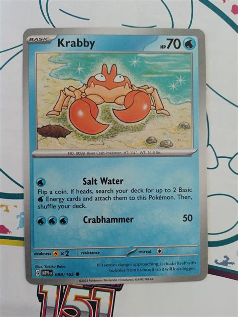 Krabby Pokemon Mew Kaufen Auf Ricardo