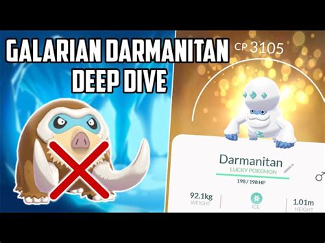 Pokemon Go Best Moveset For Galarian Darmanitan