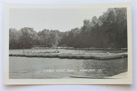 Rppc Real Photo Postcard Forbes State Park Kinmundy Illinois Ebay