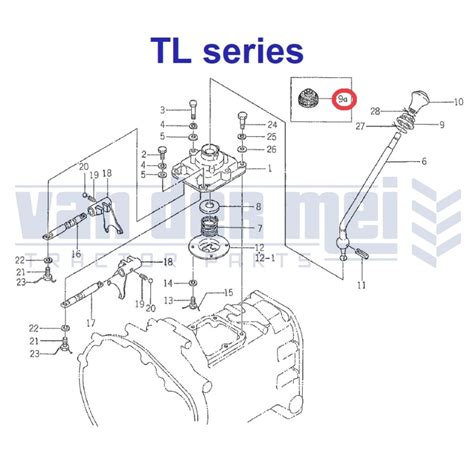 Hoes Versnellingspook Iseki Landleader Ta Tl Series Origineel Mini