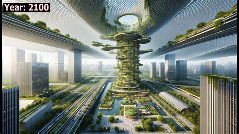 Beijing, China in the future, year: 2100 - YouTube