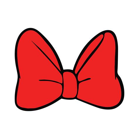 Minnie Mouse Bow 1 Outline Digital Download Svg Png Cricut