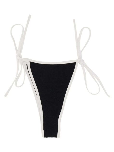 Buy Casablanca String Bikini Bottom Black At 20 Off Editorialist