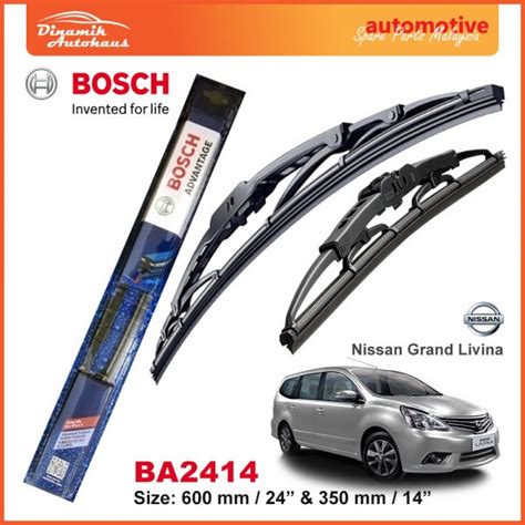 Nissan Grand Livina Car Windshield Wiper Blade Size Inch