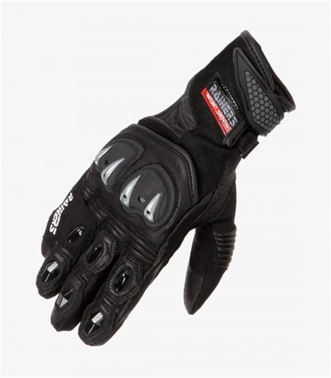 Guantes De Verano Unisex Dinamik De Rainers En Color Negro