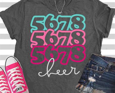 Cheer Svg Cheer Svg Files Svg Cheer Eps Png Shirt 5678 | Etsy