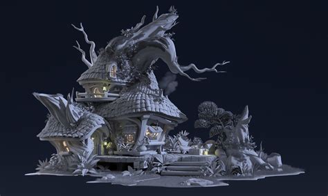 The Treehouse Creating D Environment Art Using Maya And Zbrush