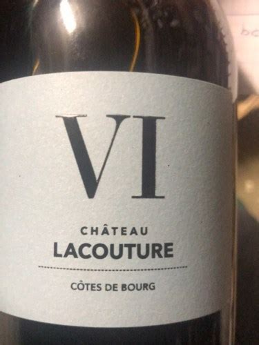 Ch Teau Lacouture Vi C Tes De Bourg Vivino