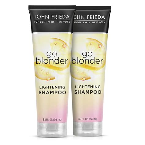 Amazon John Frieda Go Blonder Lightening Shampoo Gradually Lightens Blonde Color For