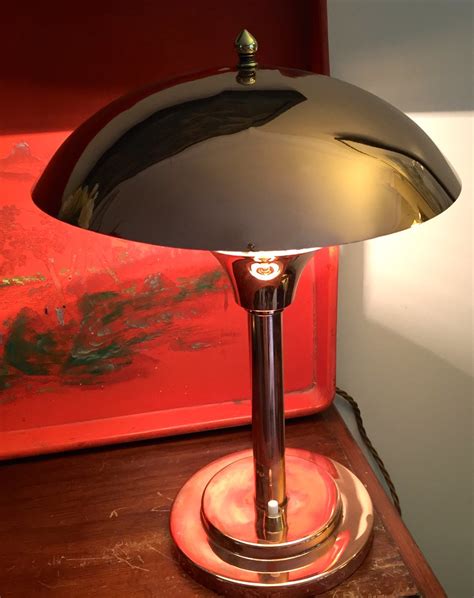 Antiques Atlas Stylish Art Deco Dome Desk Lamp Copper As156a1837