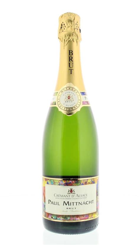 Crémant d Alsace Brut Paul Mittnacht 75 cl La belle vie Vos