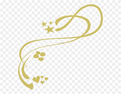 Gold Swirl Designs Clip Art - Gold Swirl Clipart - FlyClipart