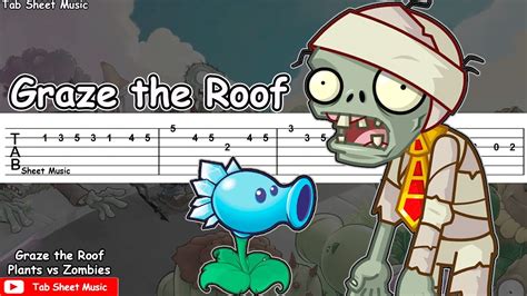 Plants Vs Zombies Graze The Roof Guitar Tutorial YouTube