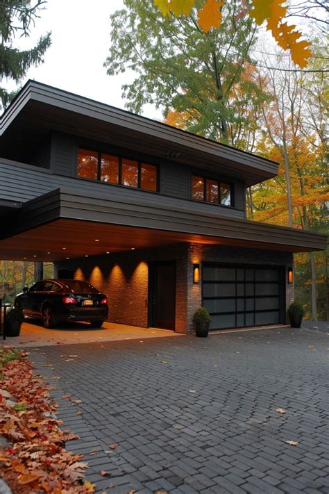 21 Trending Modern House Garage Designs That Are All the Rage