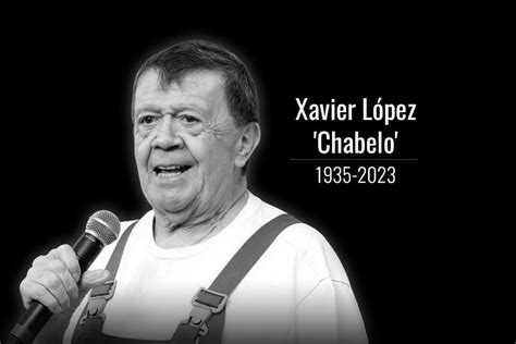 Murió Xavier López, 'Chabelo'