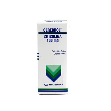 Cerebrol 1000 Citicolina 1000 Mg Caja De 30 Comprimidos Recubiertos