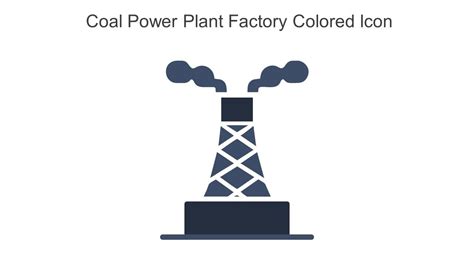 Coal Power Plant Factory Colored Icon In Powerpoint Pptx Png And Editable Eps Format Ppt