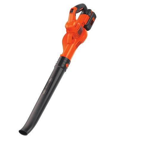 Blackdecker 40v Max 125 Mph 90 Cfm Cordless Battery Powered Handheld Leaf Blower Kit With 1 1