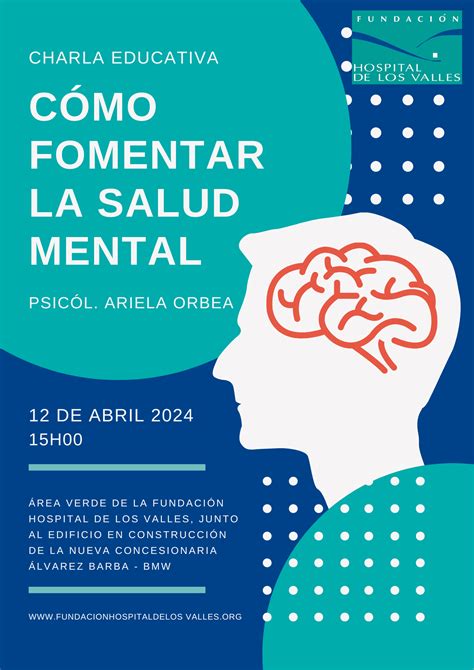 Charla Educativa Cómo Fomentar La Salud Mental Fundaciónhospvalles