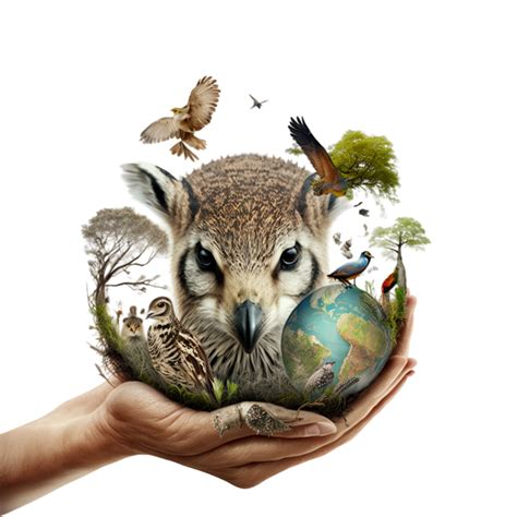 Earth Day or World Wildlife Day concept. Save our planet, protect green ...