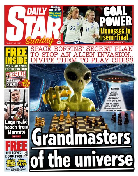 Daily Star Sunday Front Page 13th Of August 2023 Tomorrows Papers Today