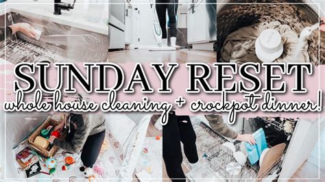 SUNDAY RESET ROUTINE 2023 All Day Whole House Clean With Me