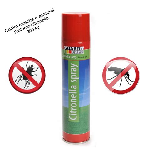 Spray Insetticida Alla Citronella Contro Mosche E Zanzare Ml