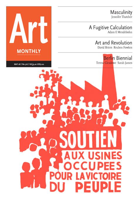 art monthly magazine issue