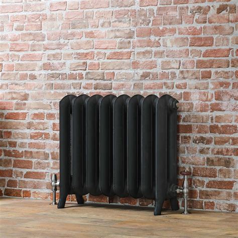 Gietijzeren Radiator Ovale Kolommen Cm Hoog Zwart Kies De