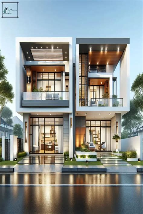 Modern Beautiful Duplex House Design