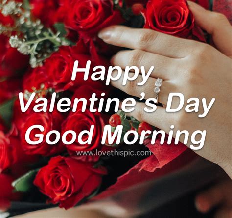 Red Roses Happy Valentine S Day Good Morning Pictures Photos And