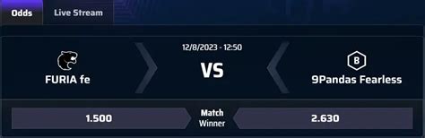 FURIA Fe Vs 9 Pandas Fearless Prediction Odds Predictions