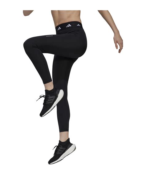 Adidas Techfit 7 8 Leggings Damen Schwarz Underwear Funktionswäsche