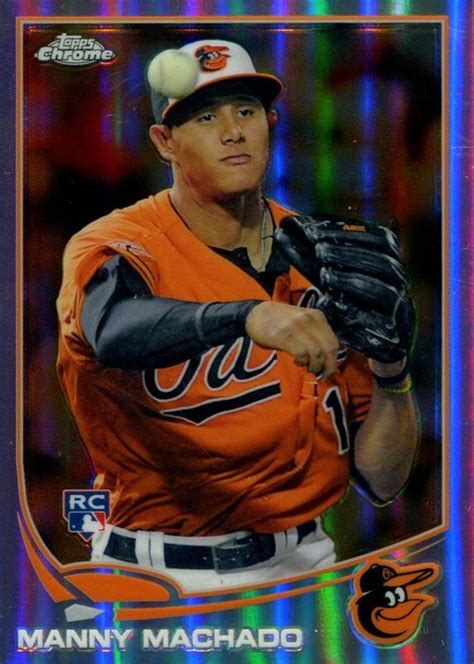 Manny Machado 2013 Topps Chrome 12 Refractor Price Guide Sports Card