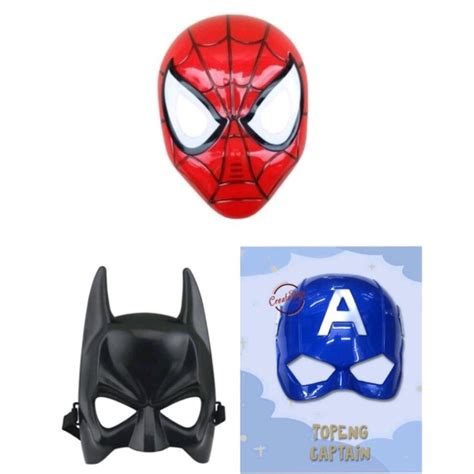 Jual Mainan Topeng Batmantopeng Spidermantopeng Kapten Amerika