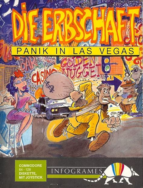 The Inheritance Panic In Las Vegas 1985 Box Cover Art Mobygames