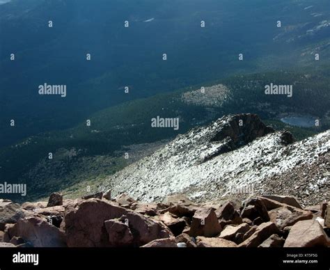 Summit, Pikes Peak, Colorado Stock Photo - Alamy