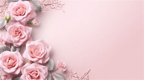 Close up on decorative roses | AI-generated image