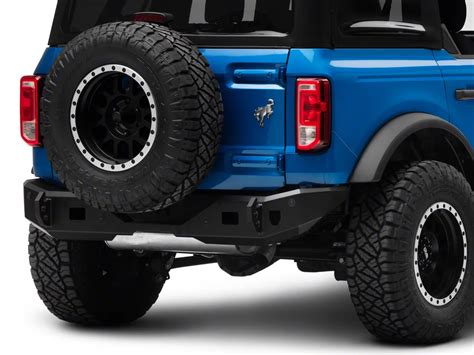 Havoc Offroad Bronco Steel Bender Rear Bumper Textured Black Hfb 03